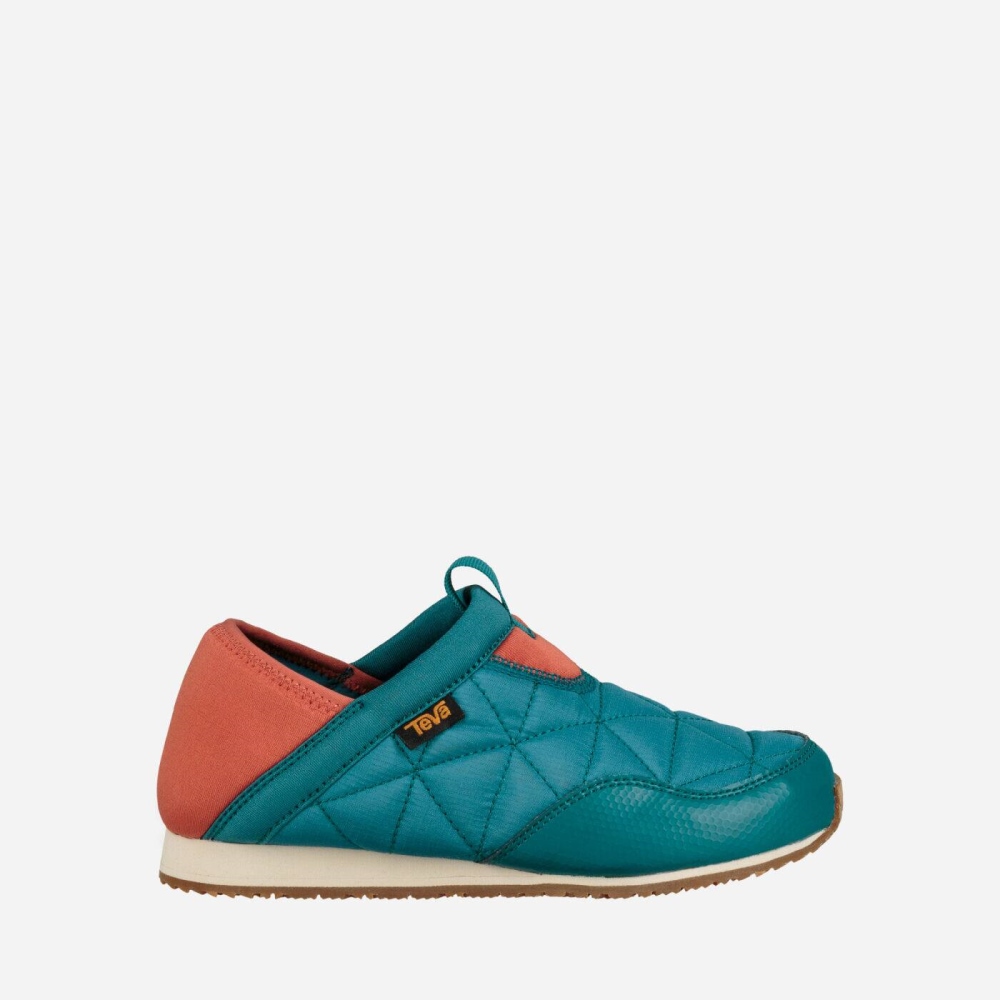 Teva Ember Moc Tofflor Barn Blå | SQDTV-1238