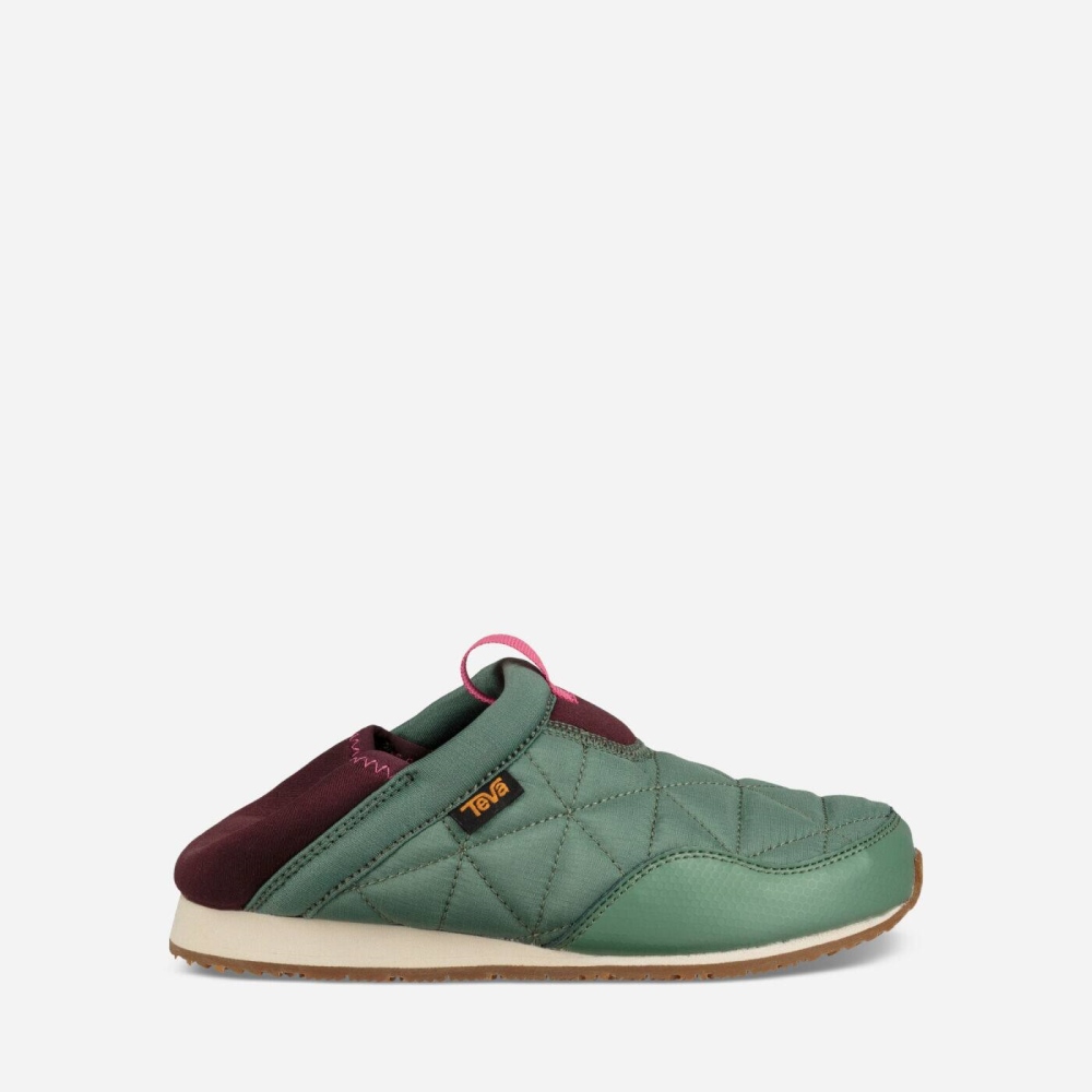 Teva Ember Moc Tofflor Barn Gröna | LFVCZ-5614