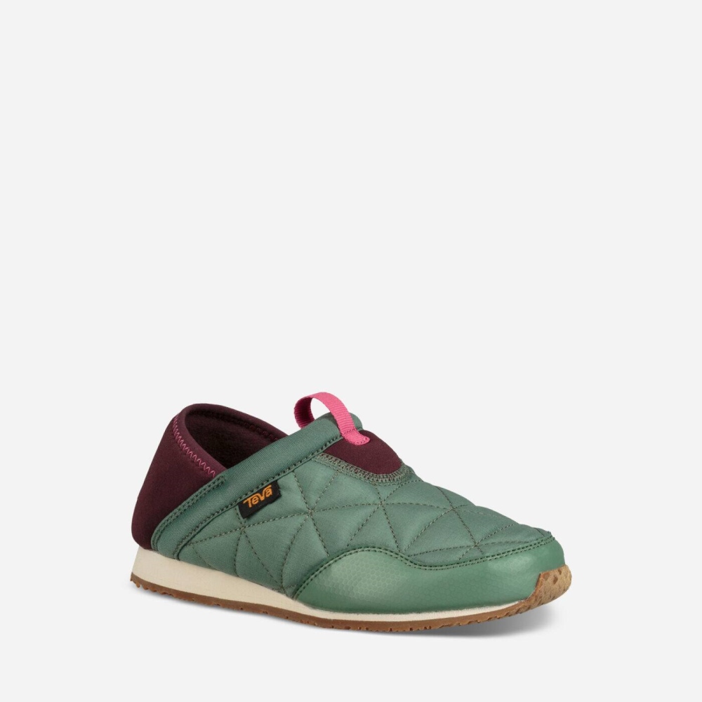 Teva Ember Moc Tofflor Barn Gröna | LFVCZ-5614