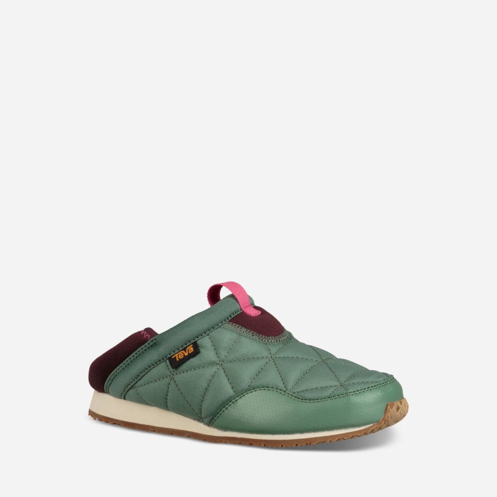 Teva Ember Moc Tofflor Barn Gröna | LFVCZ-5614