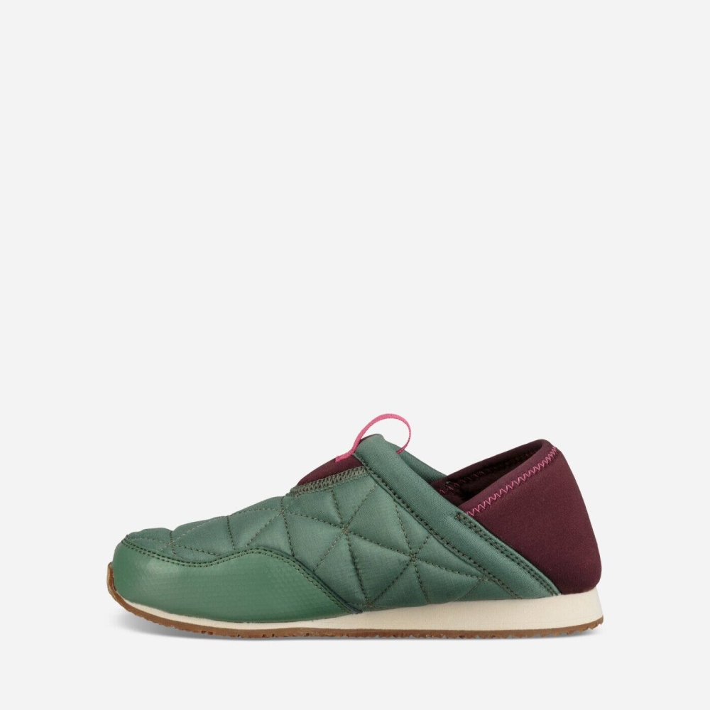 Teva Ember Moc Tofflor Barn Gröna | LFVCZ-5614