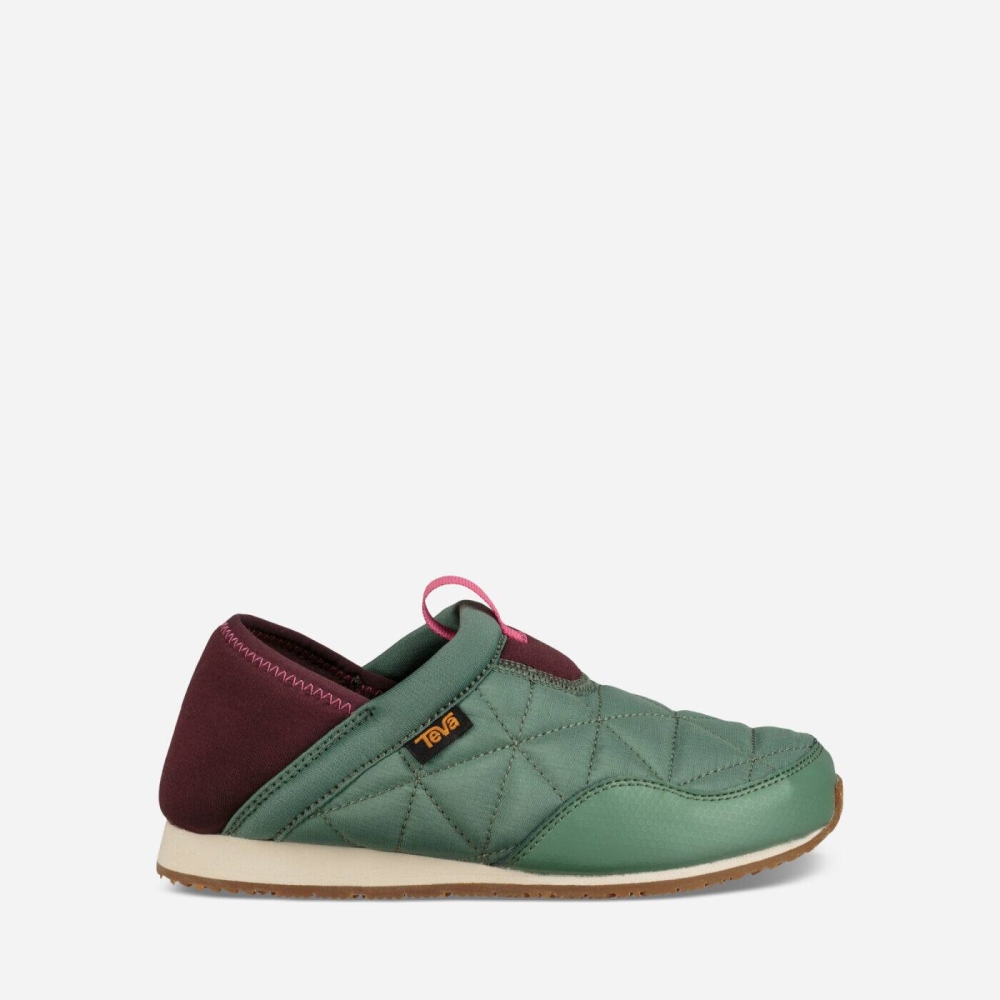 Teva Ember Moc Tofflor Barn Gröna | LFVCZ-5614