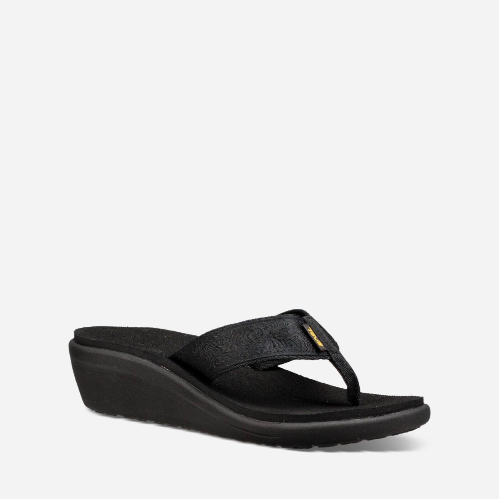 Teva Voya Kilklack Sandaler Dam Svarta | MEYTQ-3260