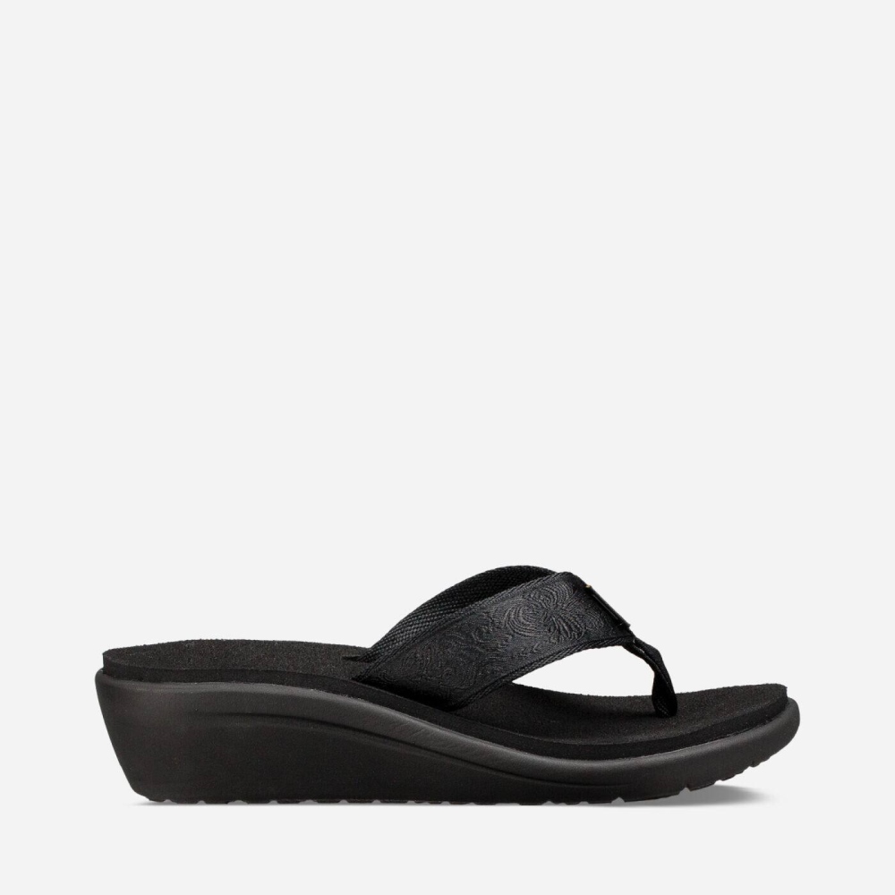 Teva Voya Kilklack Sandaler Dam Svarta | MEYTQ-3260