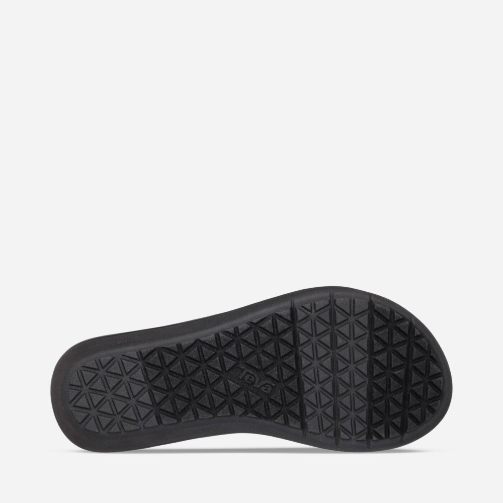 Teva Voya Kilklack Sandaler Dam Svarta Vita | BHJTC-2956